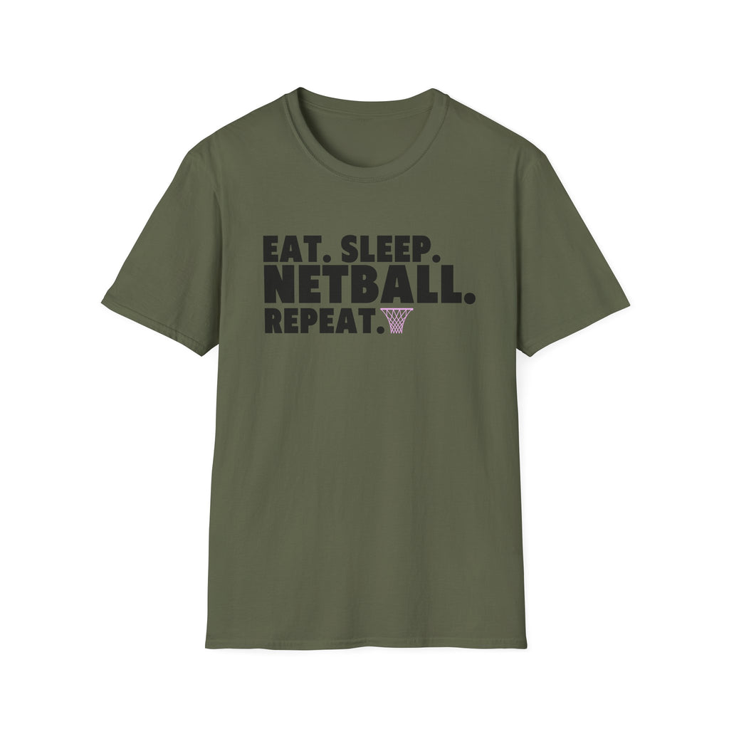 Eat, Sleep, Netball, Repeat T-Shirt