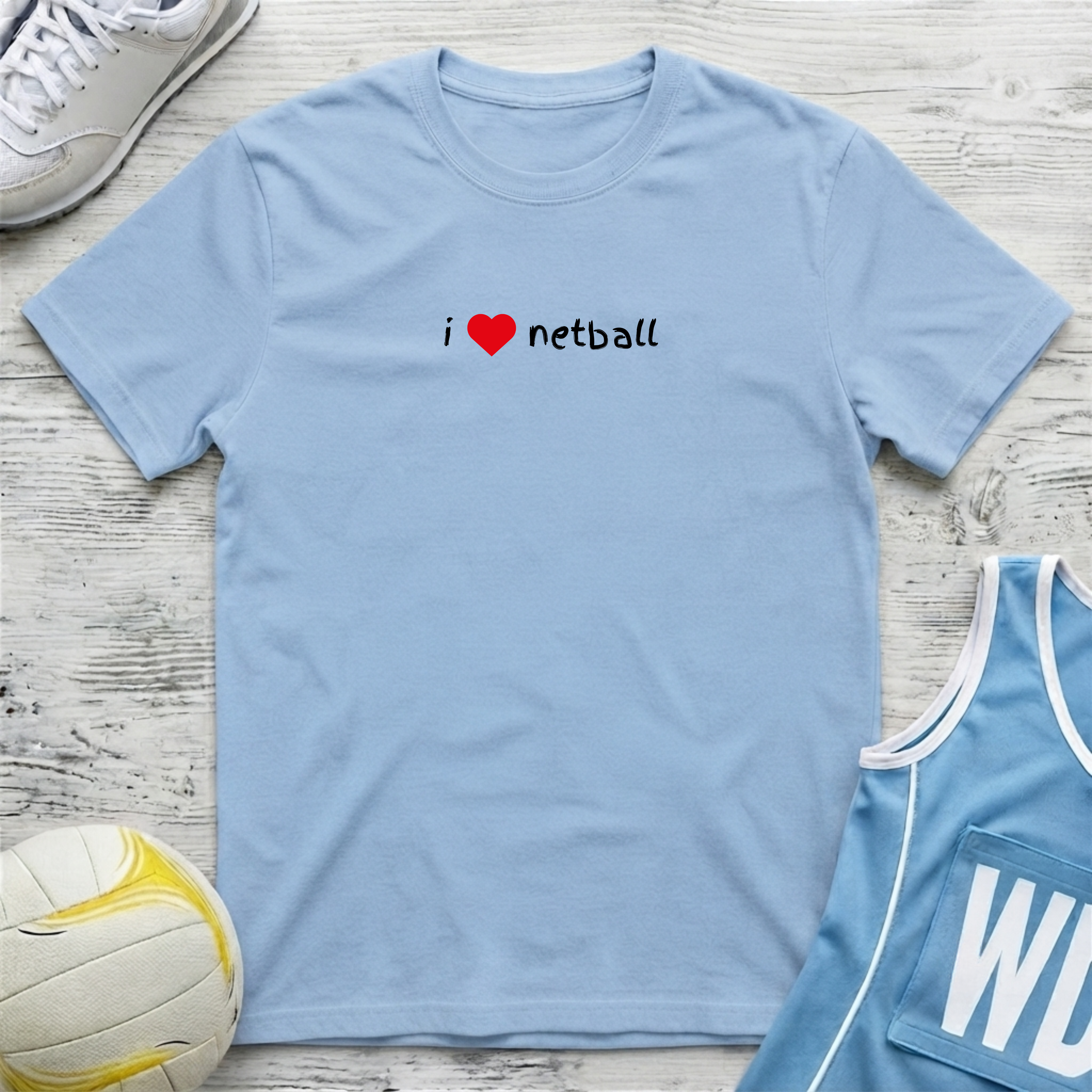 I Love Netball T-Shirt
