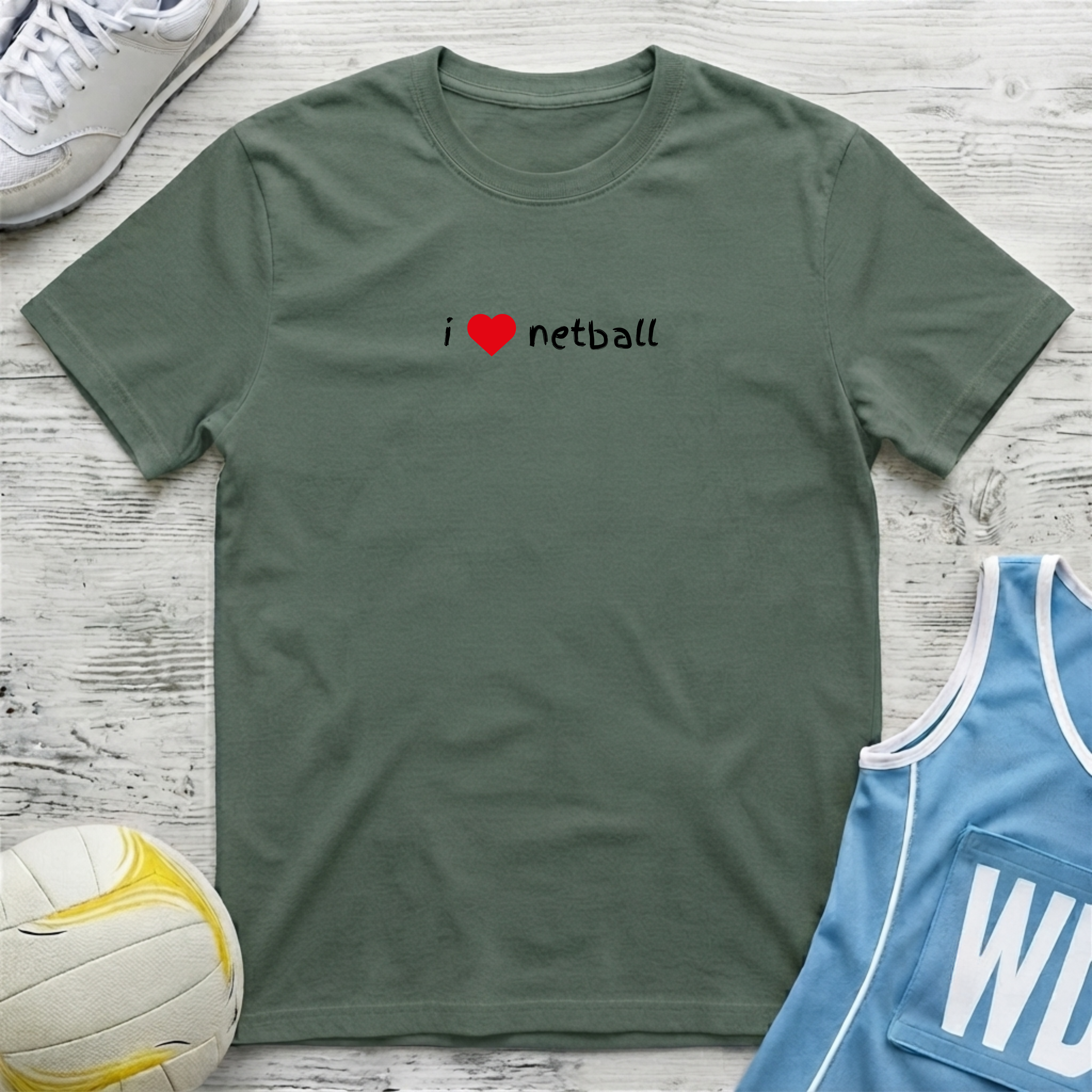 I Love Netball T-Shirt