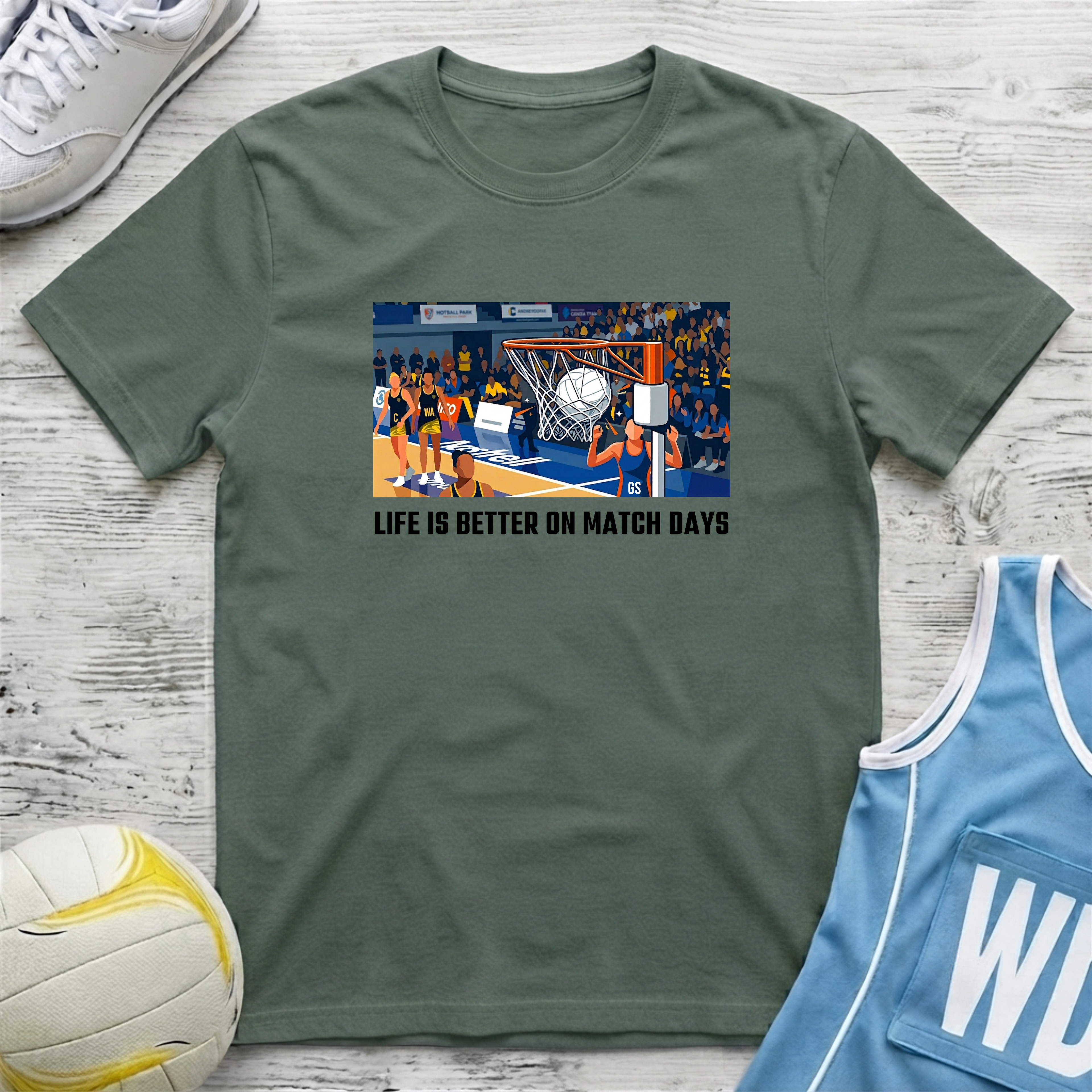 Life Is Better on Match Days T-Shirt