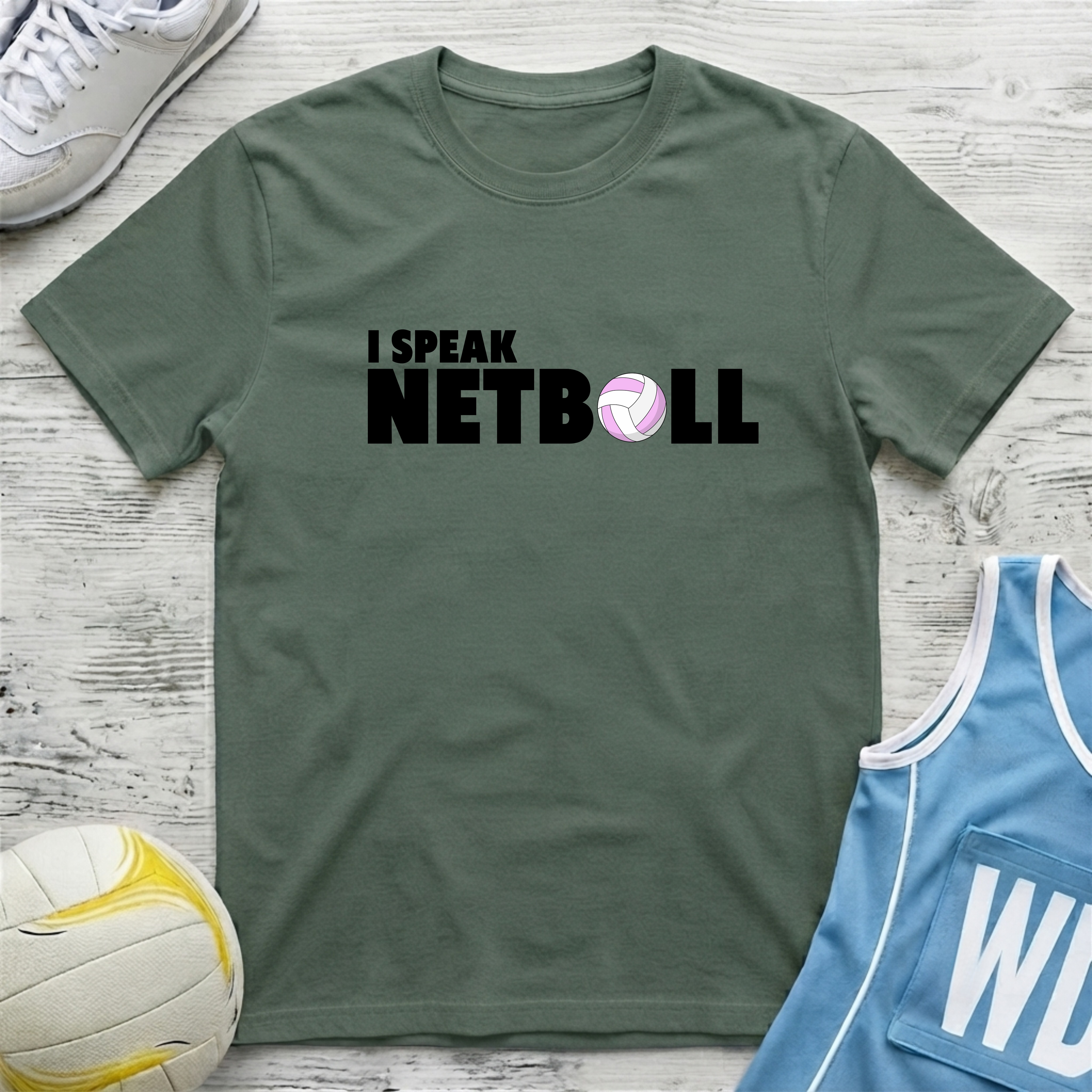 I Speak Netball T-Shirt