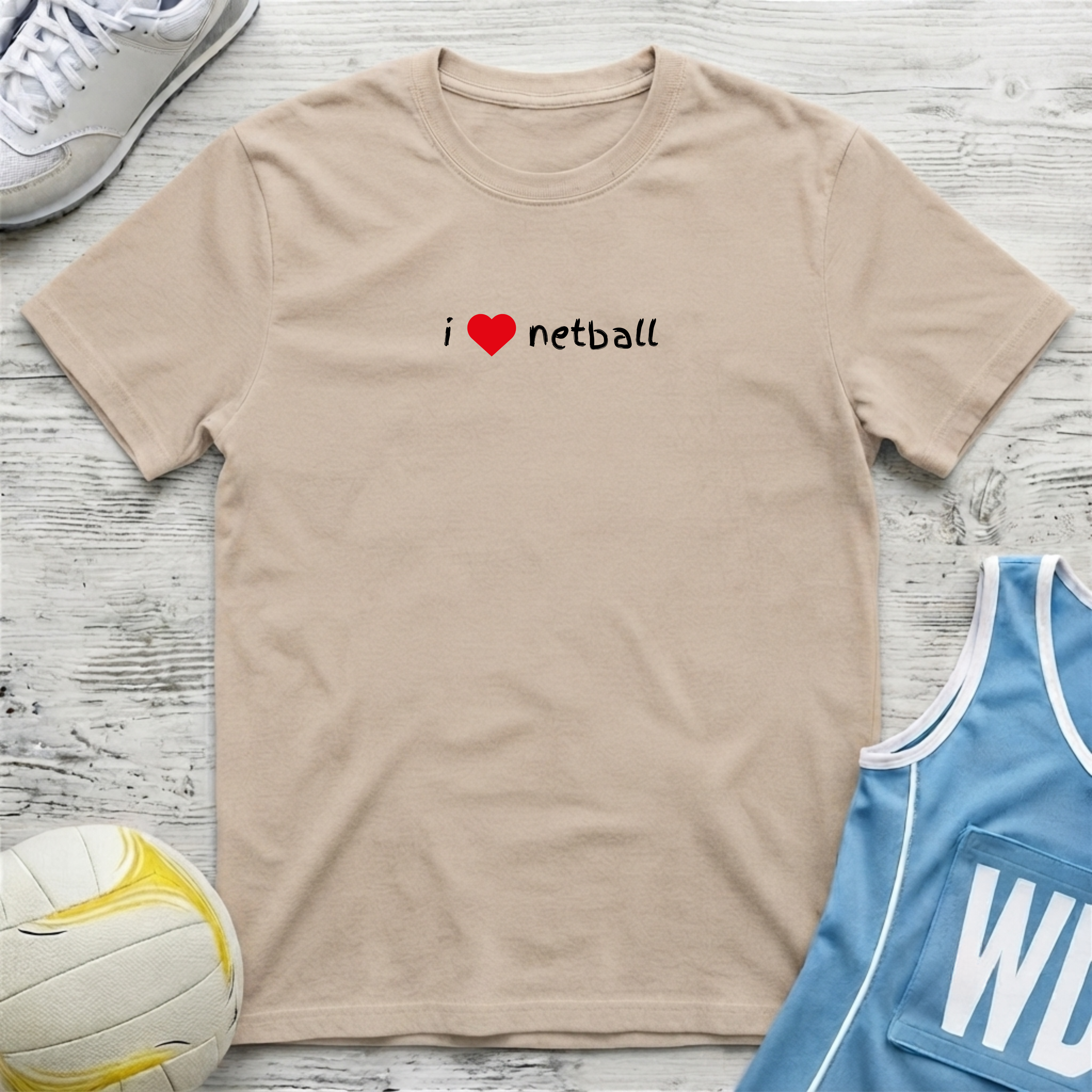 I Love Netball T-Shirt