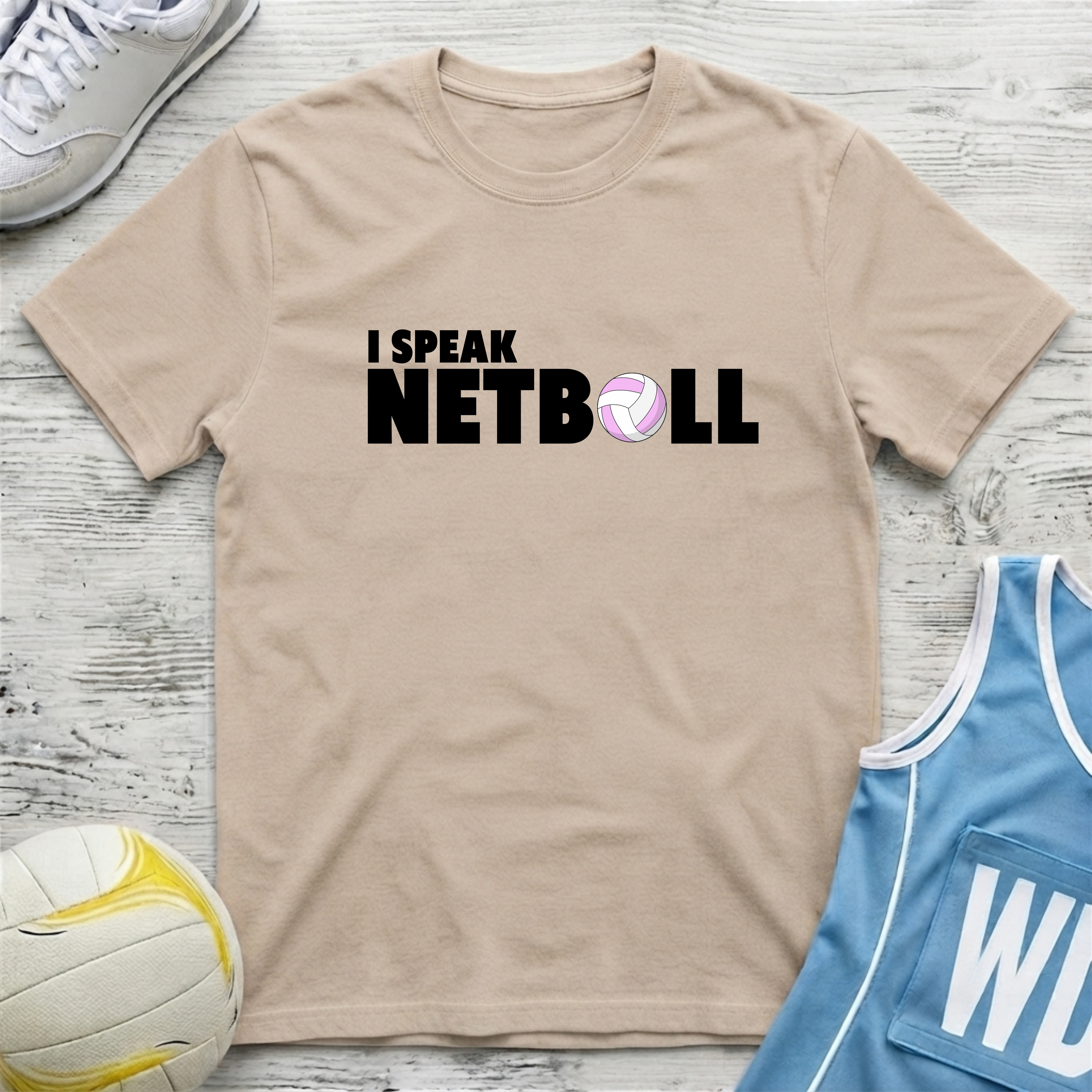 I Speak Netball T-Shirt
