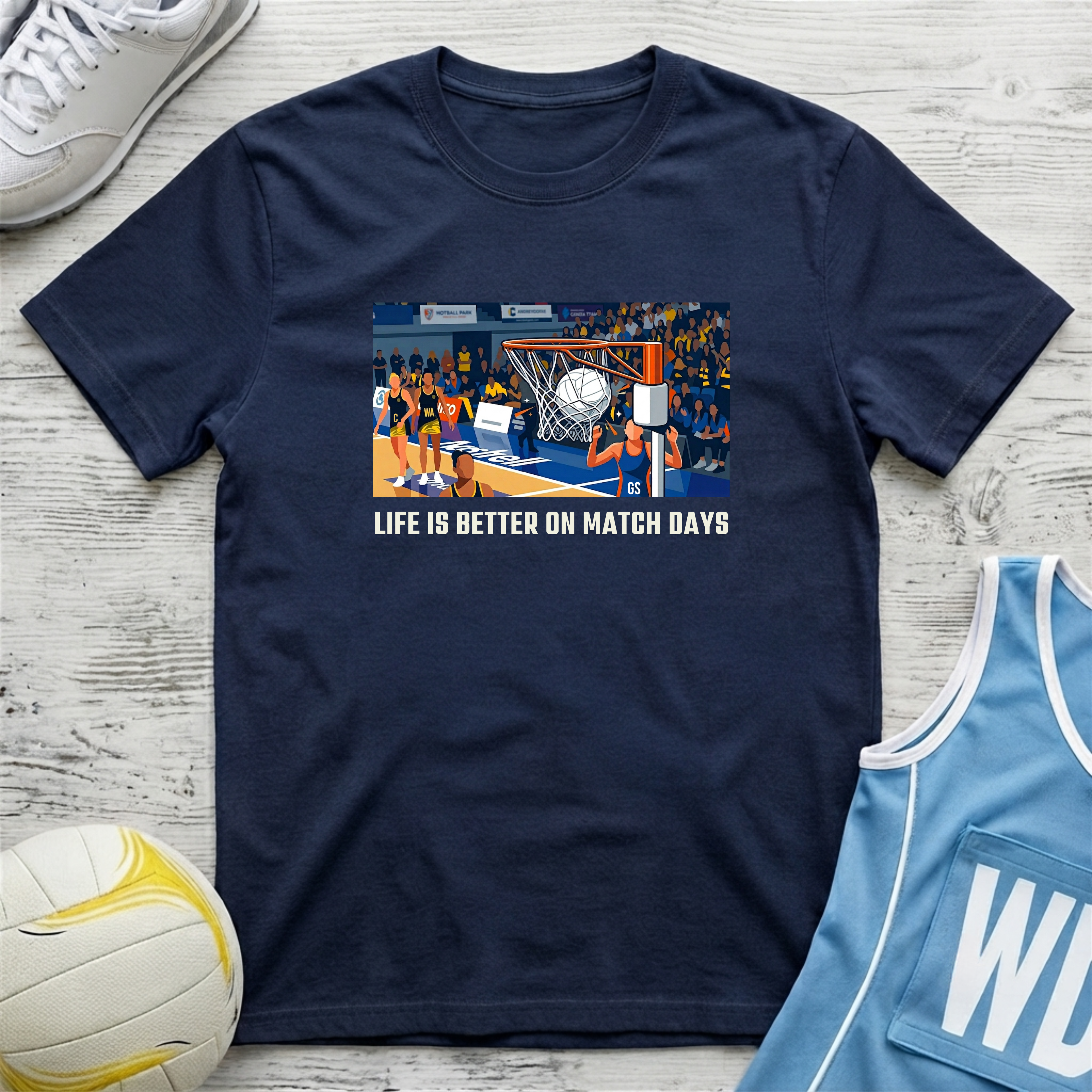 Life Is Better on Match Days T-Shirt