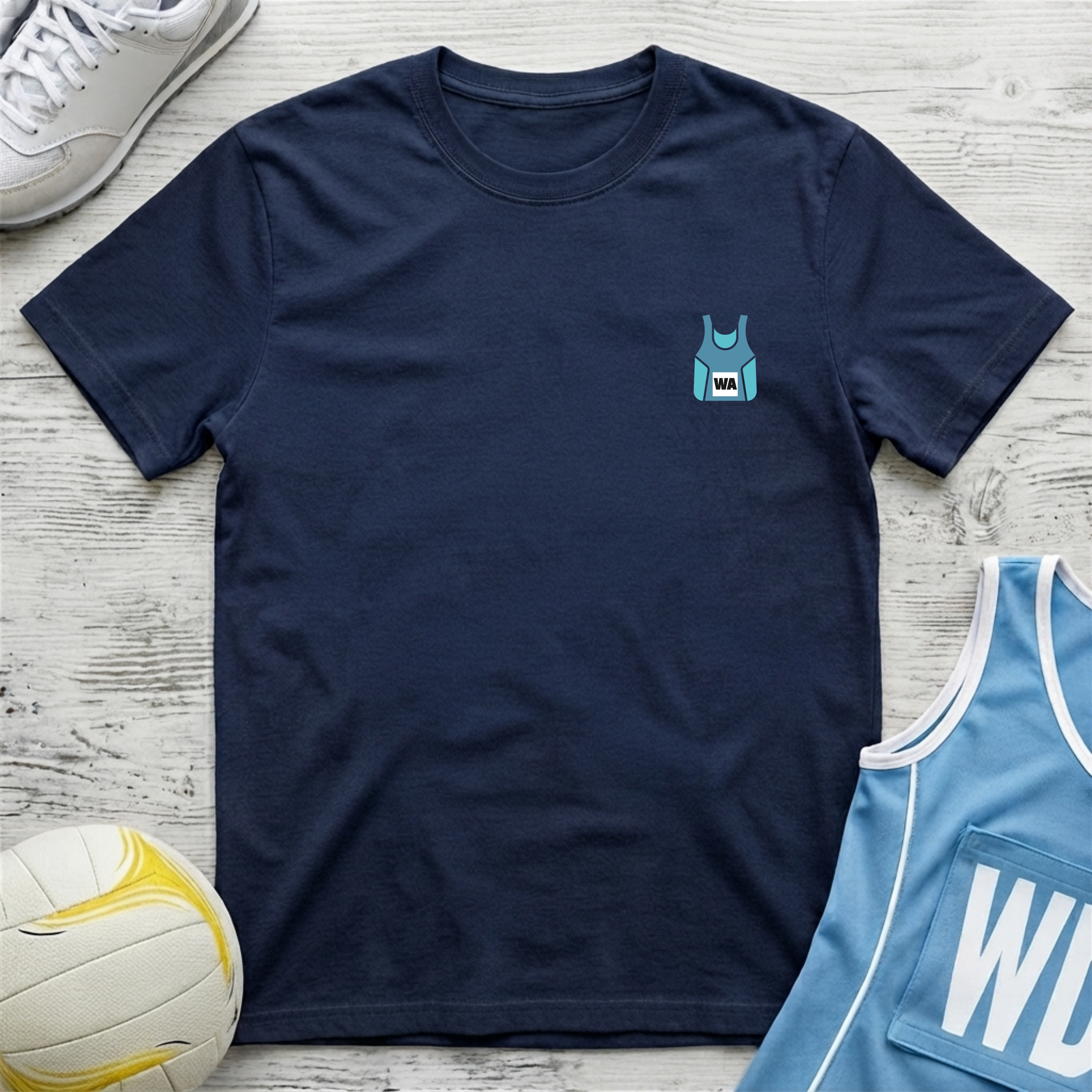 Mini Netball Bib T-Shirt