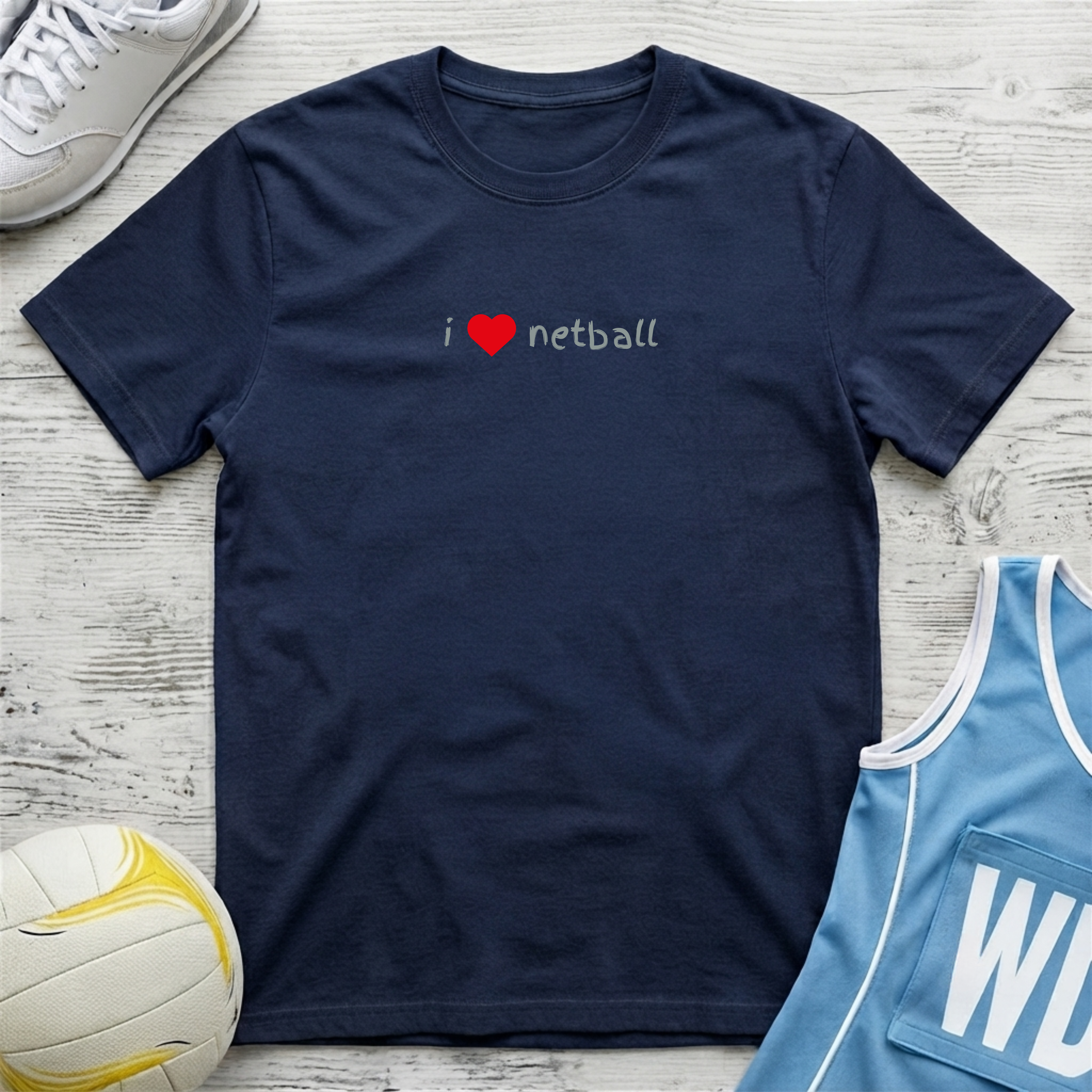 I Love Netball T-Shirt