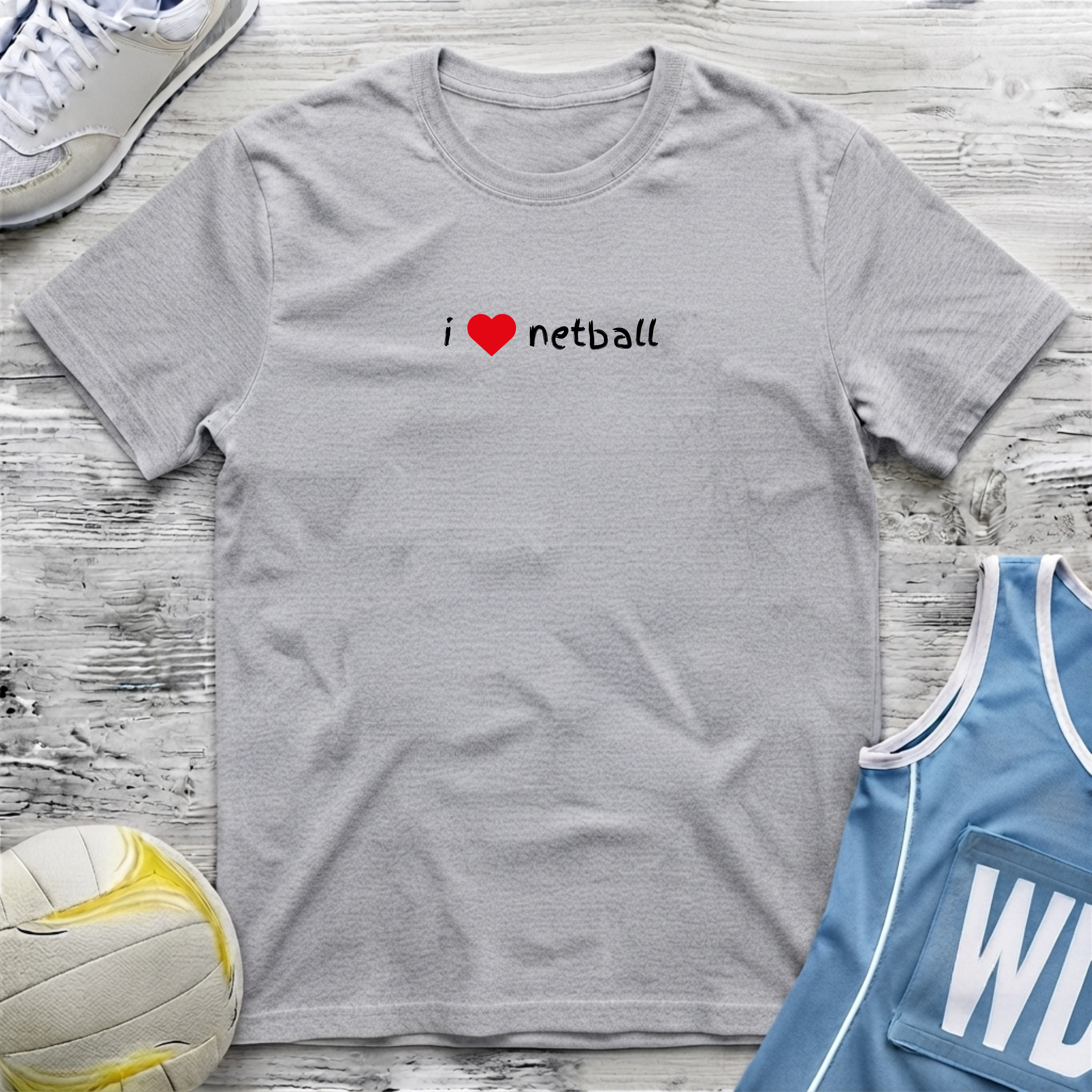 I Love Netball T-Shirt