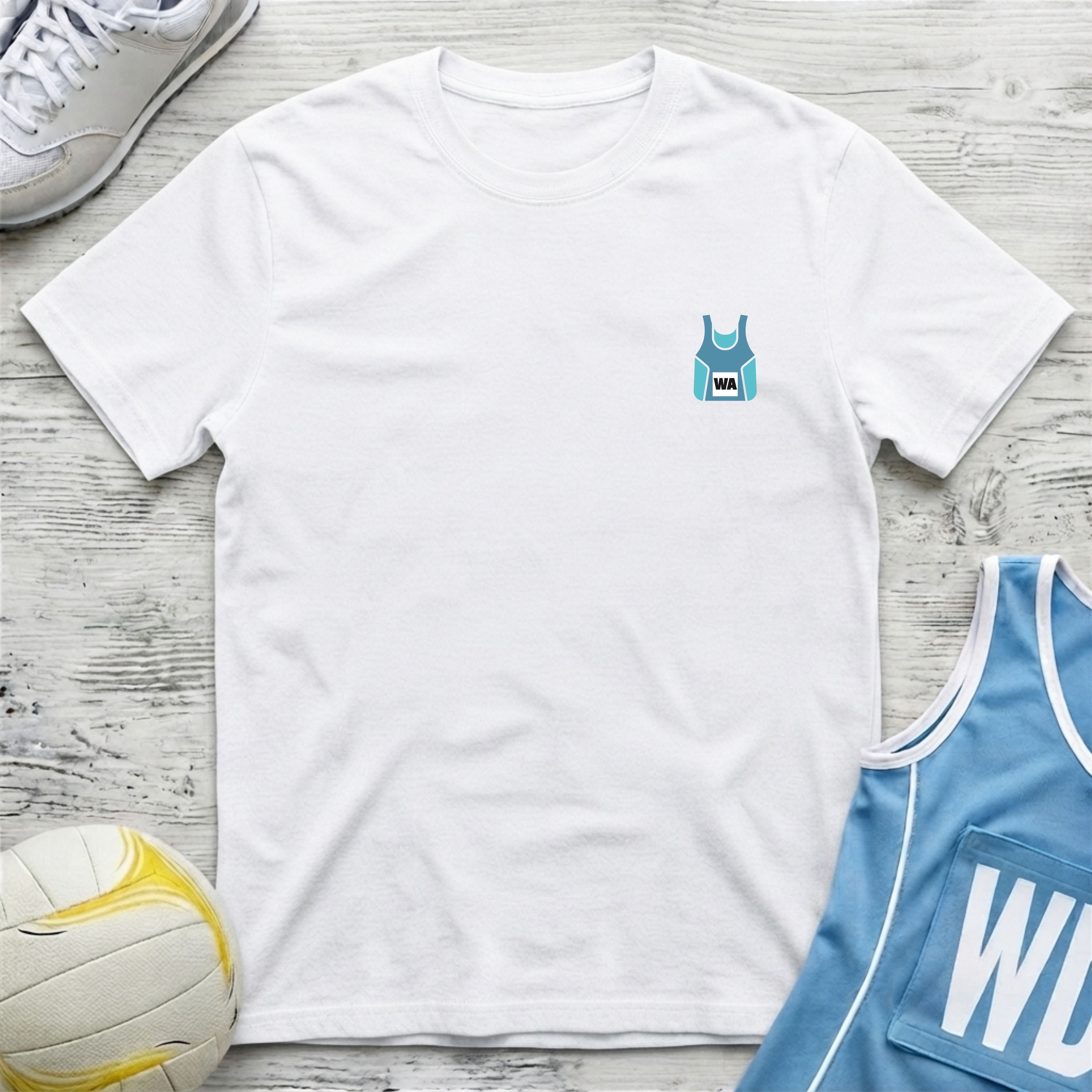 Mini Netball Bib T-Shirt