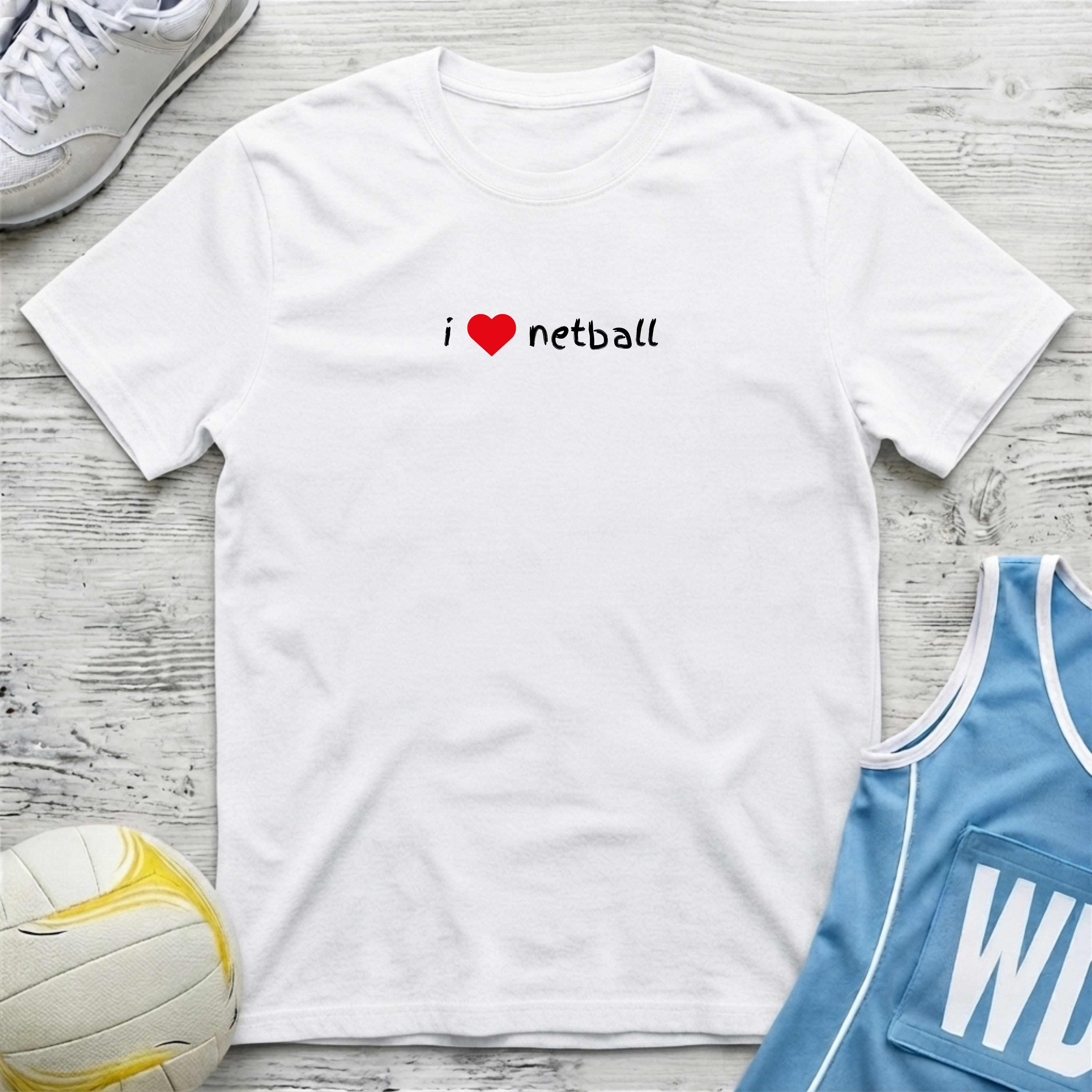 I Love Netball T-Shirt