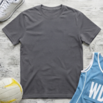 dark heather grey t shirt mockup