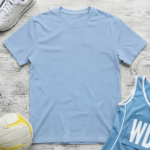 light blue t shirt mockup